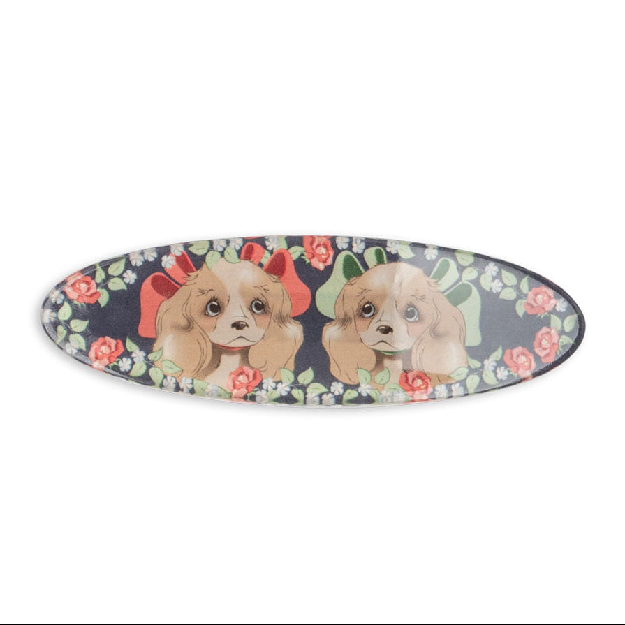 Konges Slojd - Agnes Hair Barrette - Puppy - Mabel & Fox
