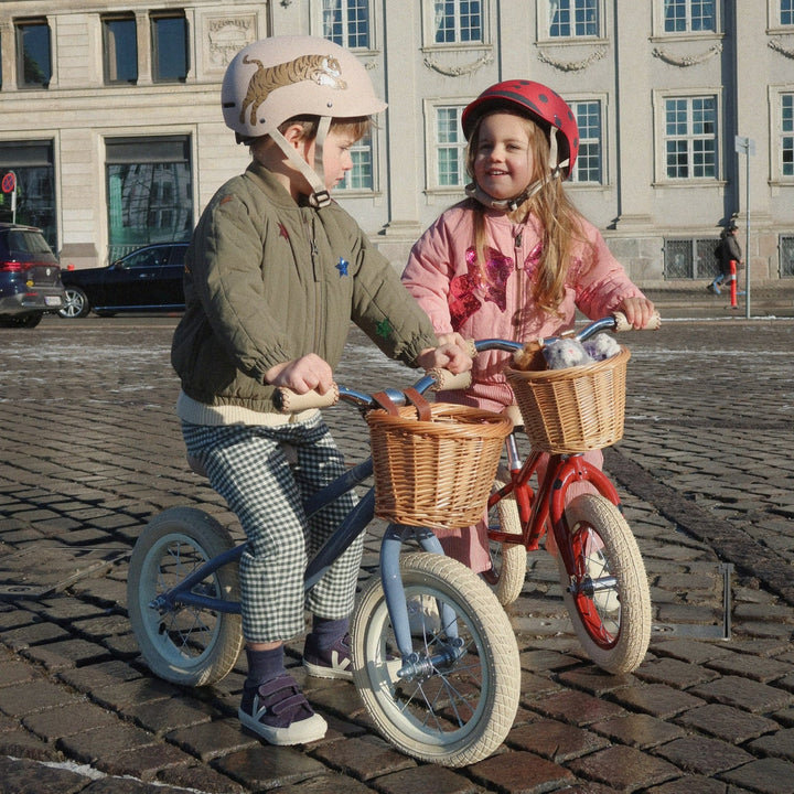 Konges Slojd- Balance Bike - Blue Stripe - Mabel & Fox