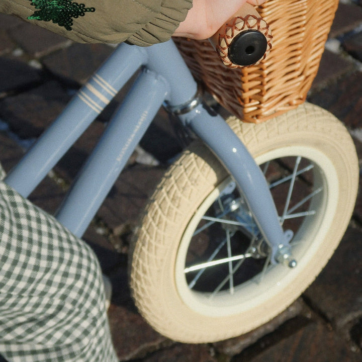Konges Slojd- Balance Bike - Blue Stripe - Mabel & Fox