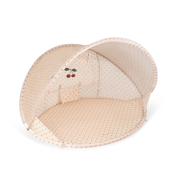 Konges Slojd – Beach Tent Pop Up UV 50+ – Navy Dots - Mabel & Fox