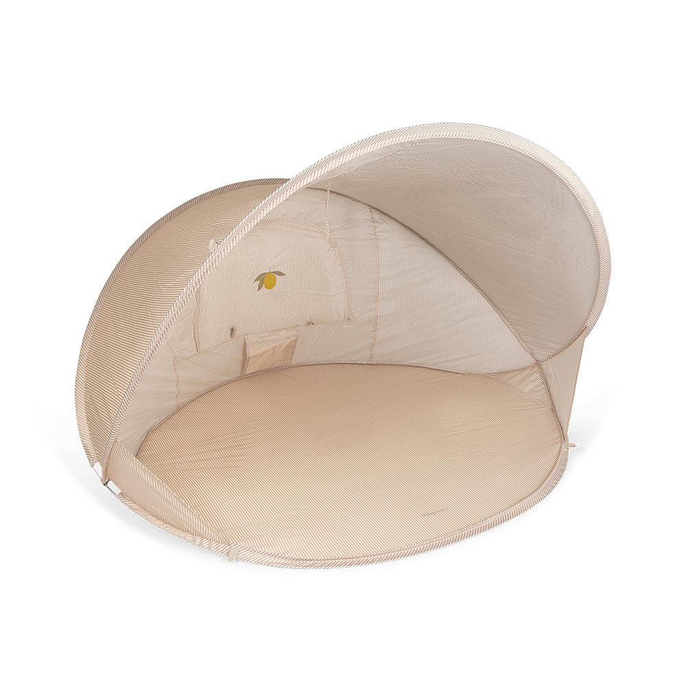 Konges Slojd – Beach Tent Pop Up UV 50+ – Tea Stripe - Mabel & Fox