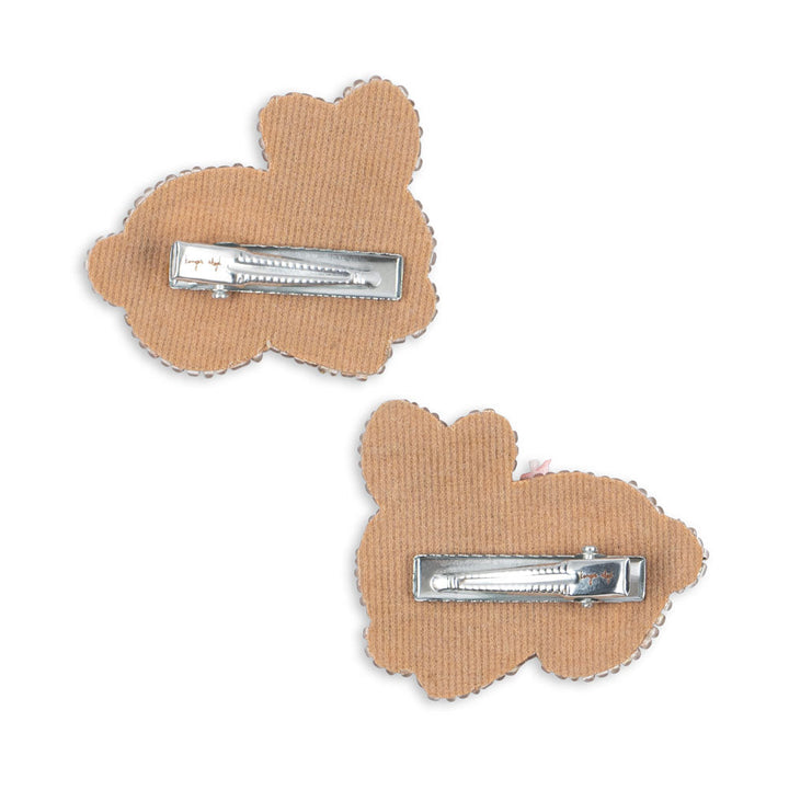 Konges Slojd – Beaded Bunny Hair Clips (2 Pack) - Mabel & Fox