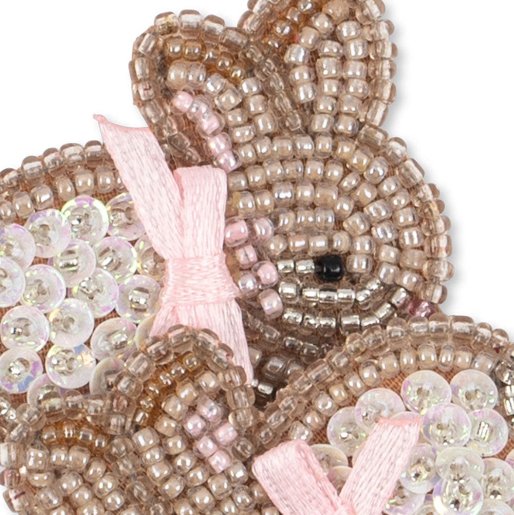 Konges Slojd – Beaded Bunny Hair Clips (2 Pack) - Mabel & Fox