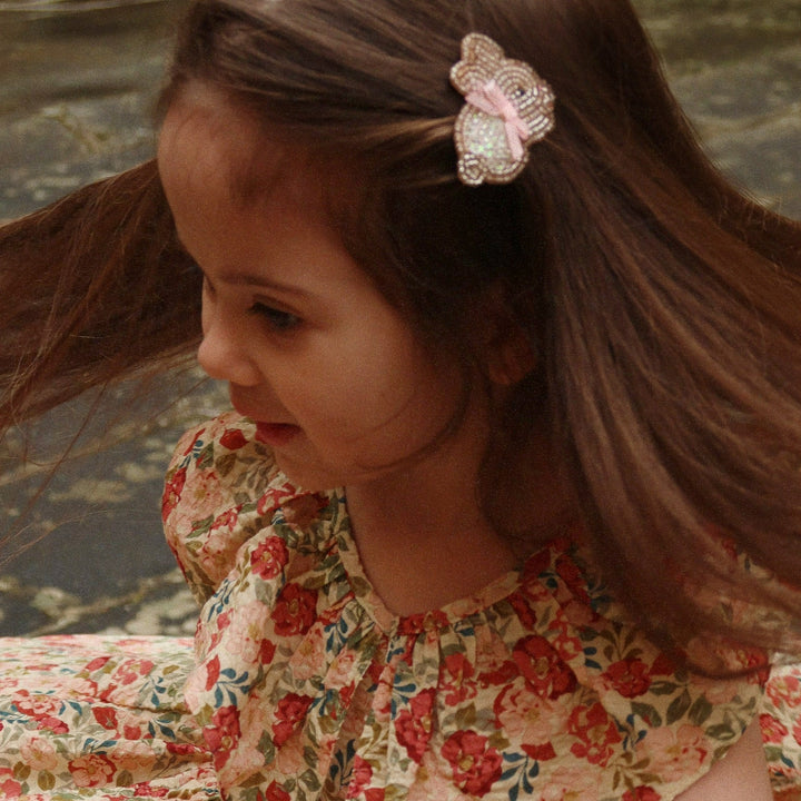 Konges Slojd – Beaded Bunny Hair Clips (2 Pack) - Mabel & Fox