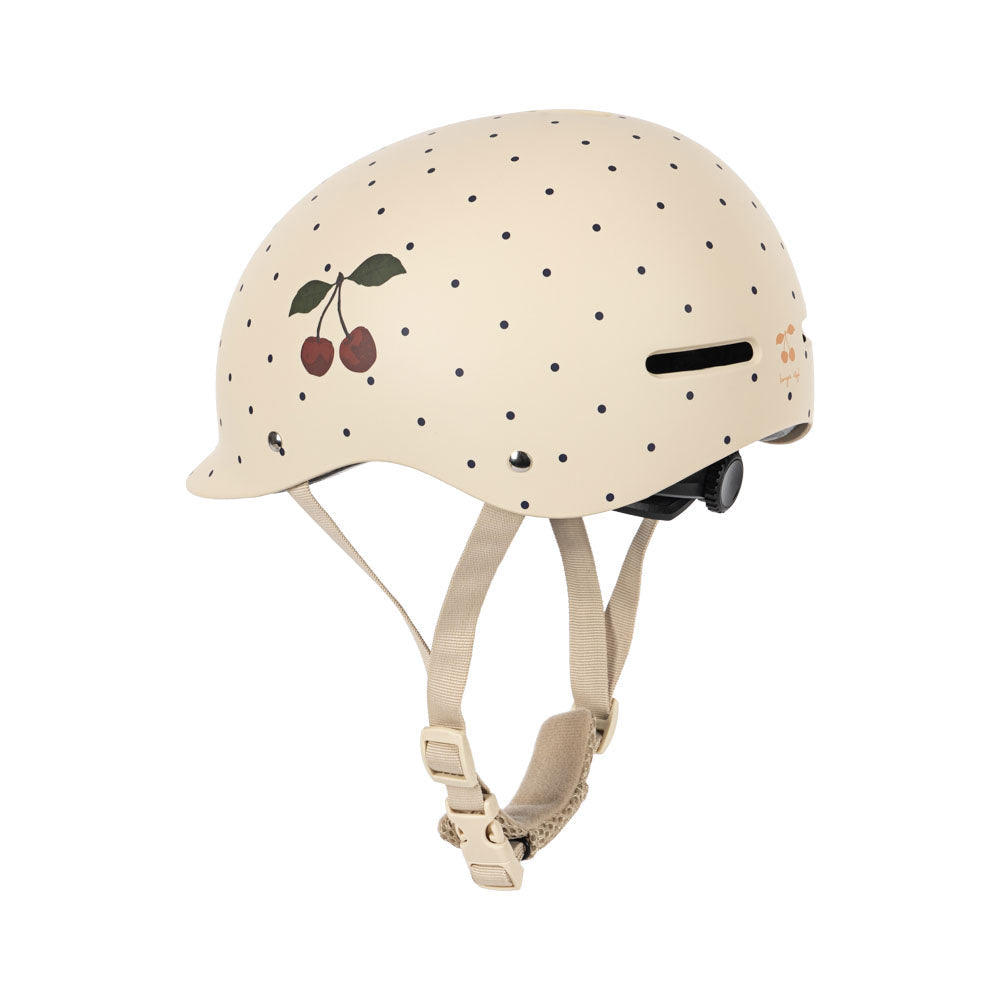 Konges Slojd – Bicycle Helmet – Navy Dots - Mabel & Fox