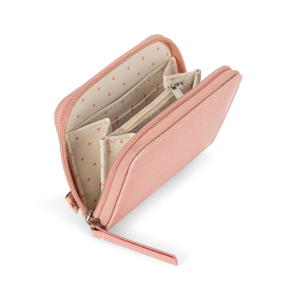 Konges Slojd - Cat Wallet - Glitter pink - Mabel & Fox