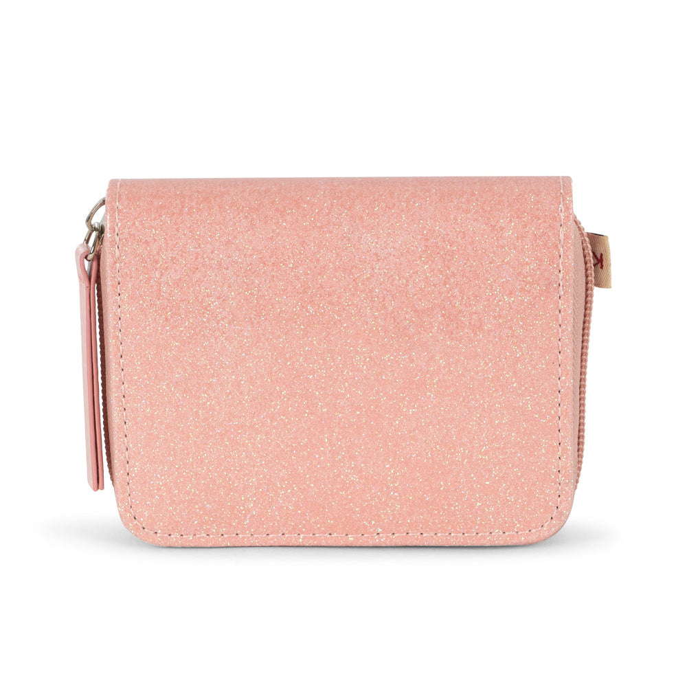 Konges Slojd - Cat Wallet - Glitter pink - Mabel & Fox