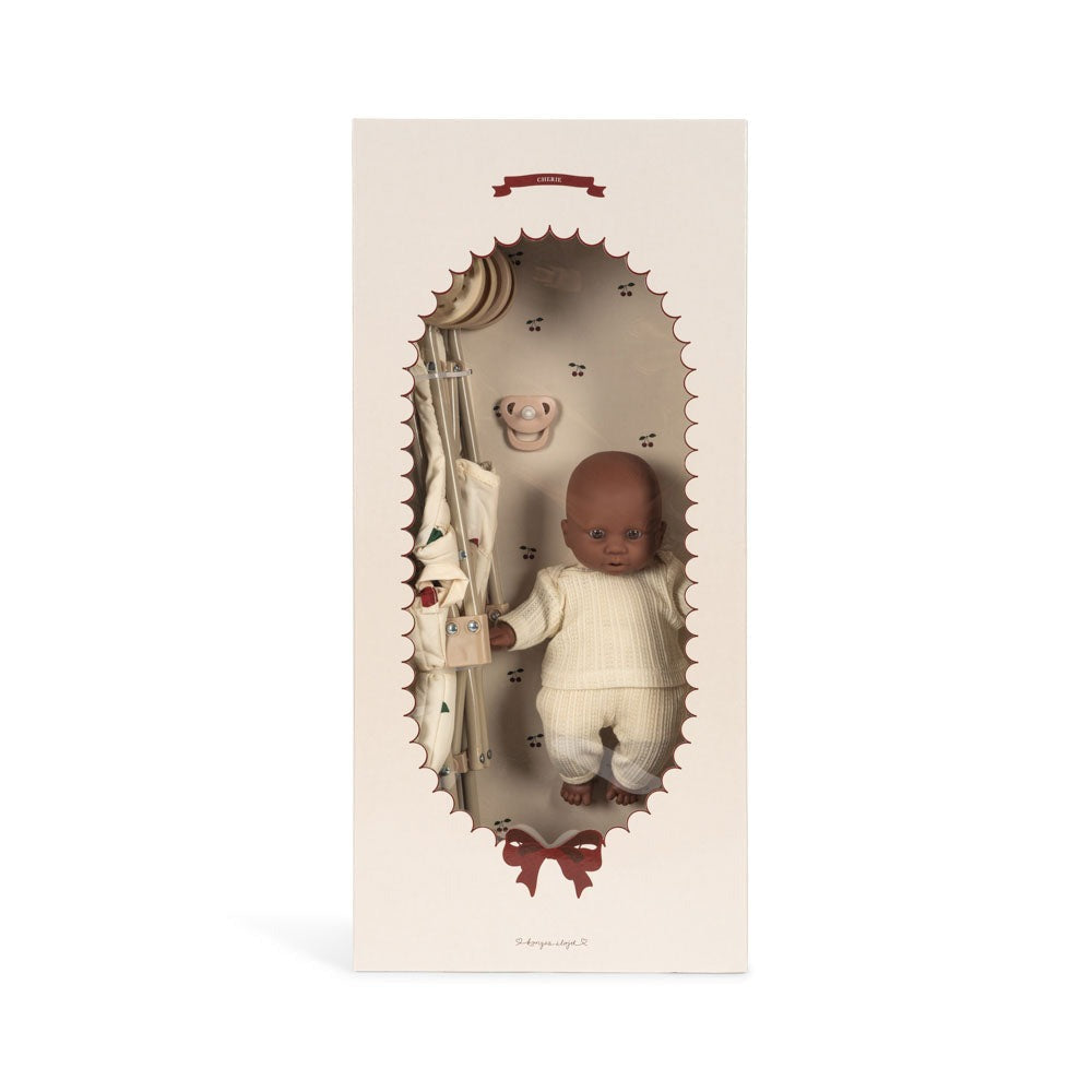 Konges Slojd - Cherie Doll Stroller Set - Ma Grande Cerise - Mabel & Fox