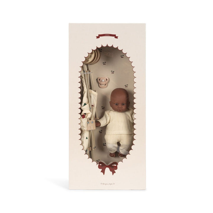 Konges Slojd - Cherie Doll Stroller Set - Ma Grande Cerise - Mabel & Fox