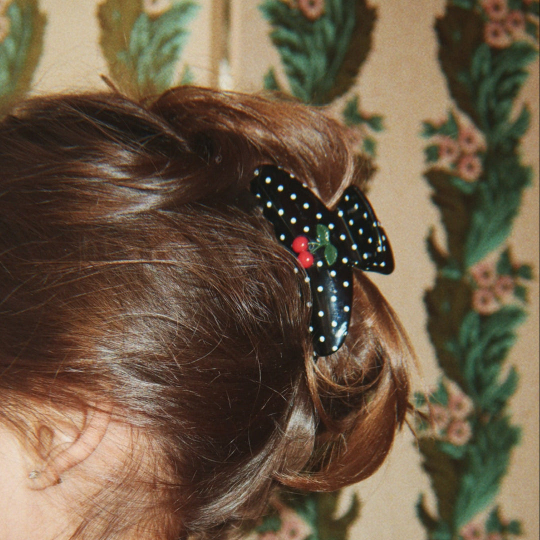 Konges Slojd - Cherry Dot Big Hair Claw - Mabel & Fox