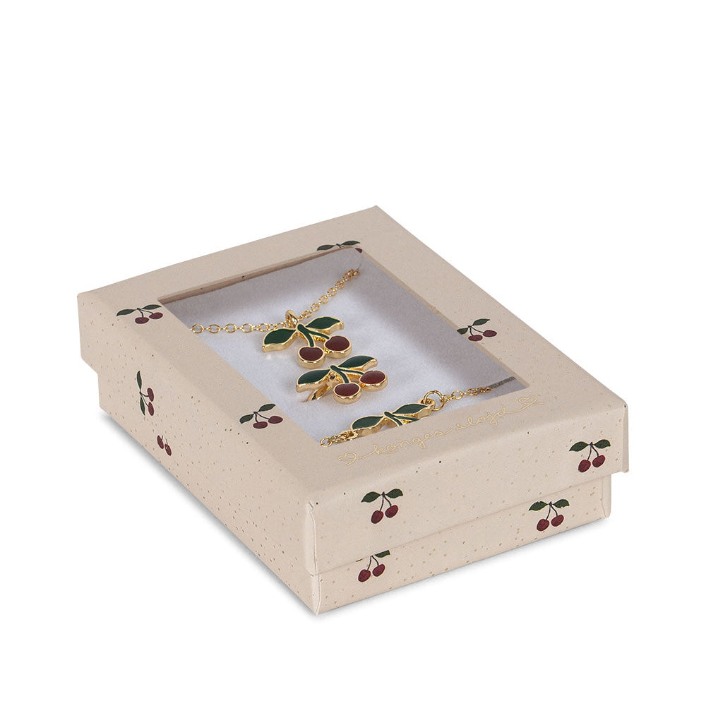 Konges Slojd - Cherry Jewellery Set - Mabel & Fox