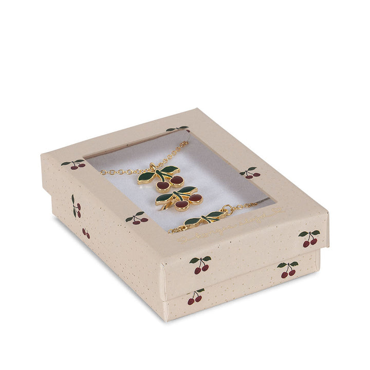 Konges Slojd - Cherry Jewellery Set - Mabel & Fox