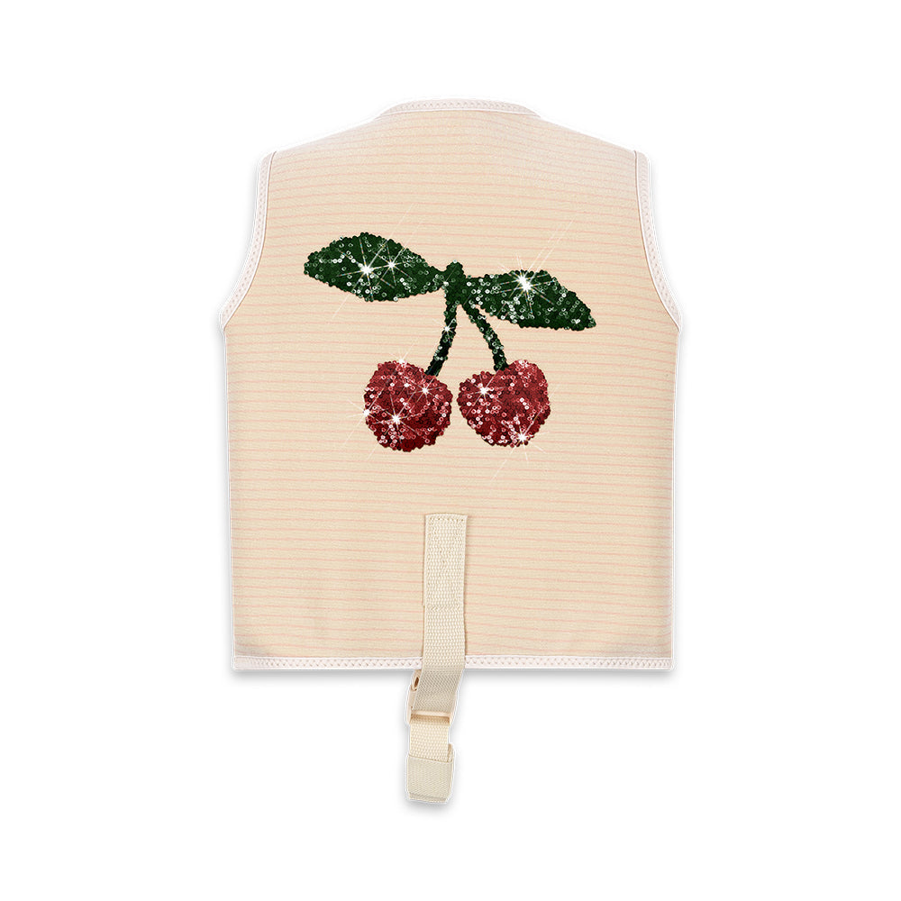 Konges Slojd – Cherry Swim Vest – Rose Stripe - Mabel & Fox