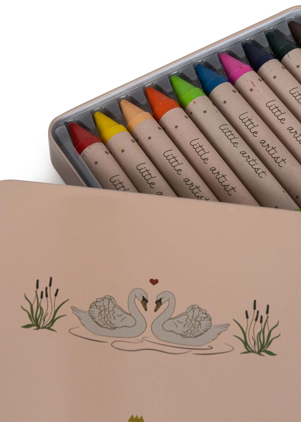 Konges Slojd -Crayons Bees Wax 10 PCS - Mizumi Big - Mabel & Fox