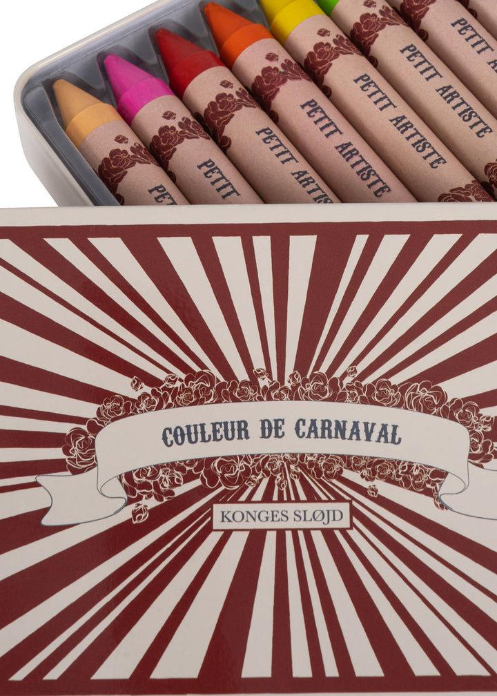 Konges Slojd -Crayons Bees Wax 10 PCS - Multi - Mabel & Fox