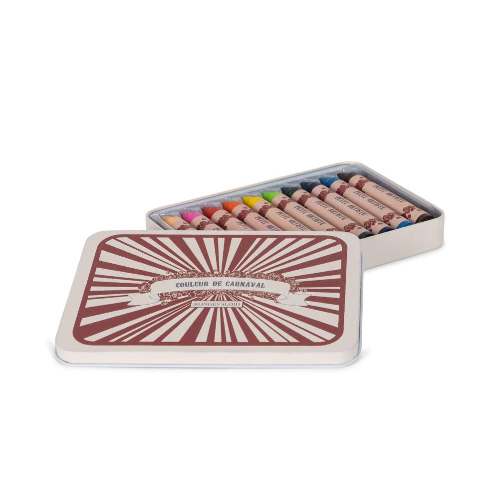 Konges Slojd -Crayons Bees Wax 10 PCS - Multi - Mabel & Fox
