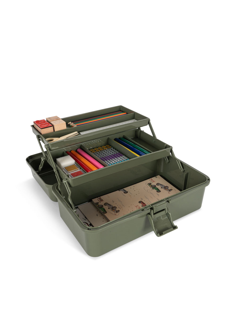 Konges Slojd - Creative Art Caddy - Olivine - Mabel & Fox