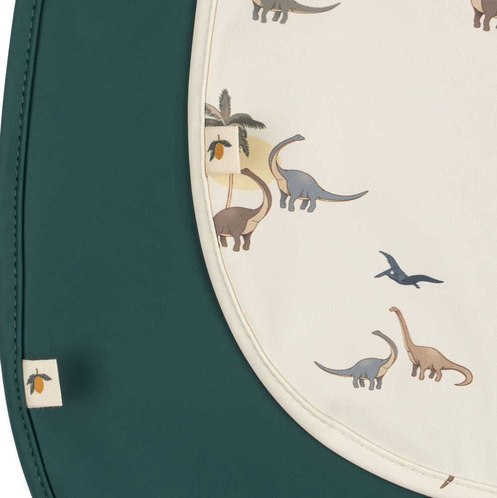 Konges Slojd - Dinner Bib Set - Kubi/Rain Forest (2 Pack) - Mabel & Fox