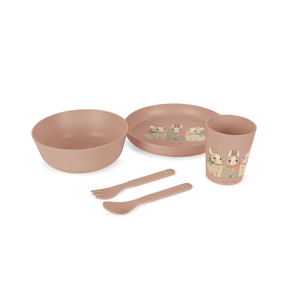 Konges Slojd - Dinner Set - Bunny - Mabel & Fox