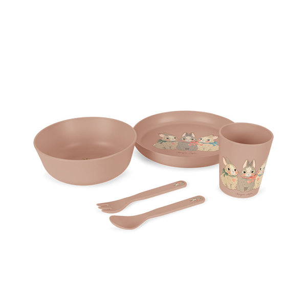 Konges Slojd - Dinner Set - Bunny - Mabel & Fox