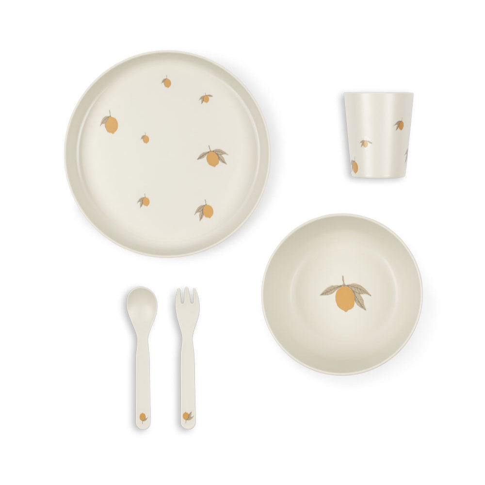 Konges Slojd - Dinner Set - Lemon - Mabel & Fox