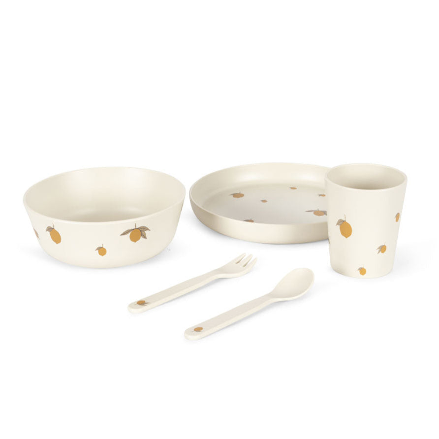 Konges Slojd - Dinner Set - Lemon - Mabel & Fox