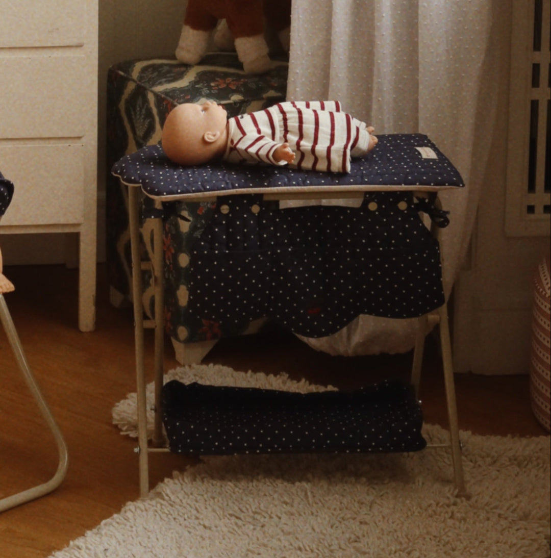 Konges Slojd - Doll Changing Table - Ditzy Dot - Mabel & Fox