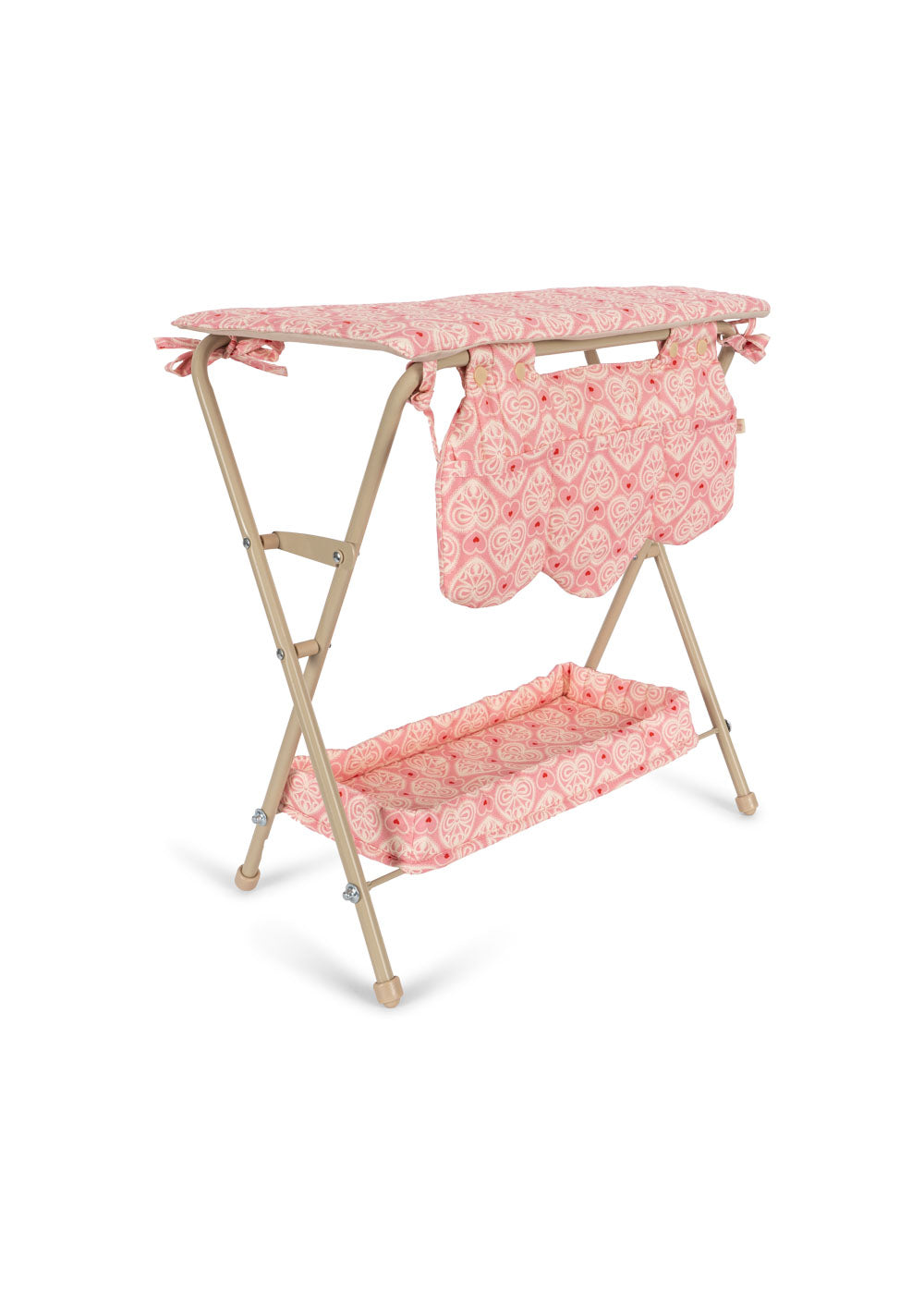 Konges Slojd - Doll Changing Table - Lacy Pink - Mabel & Fox