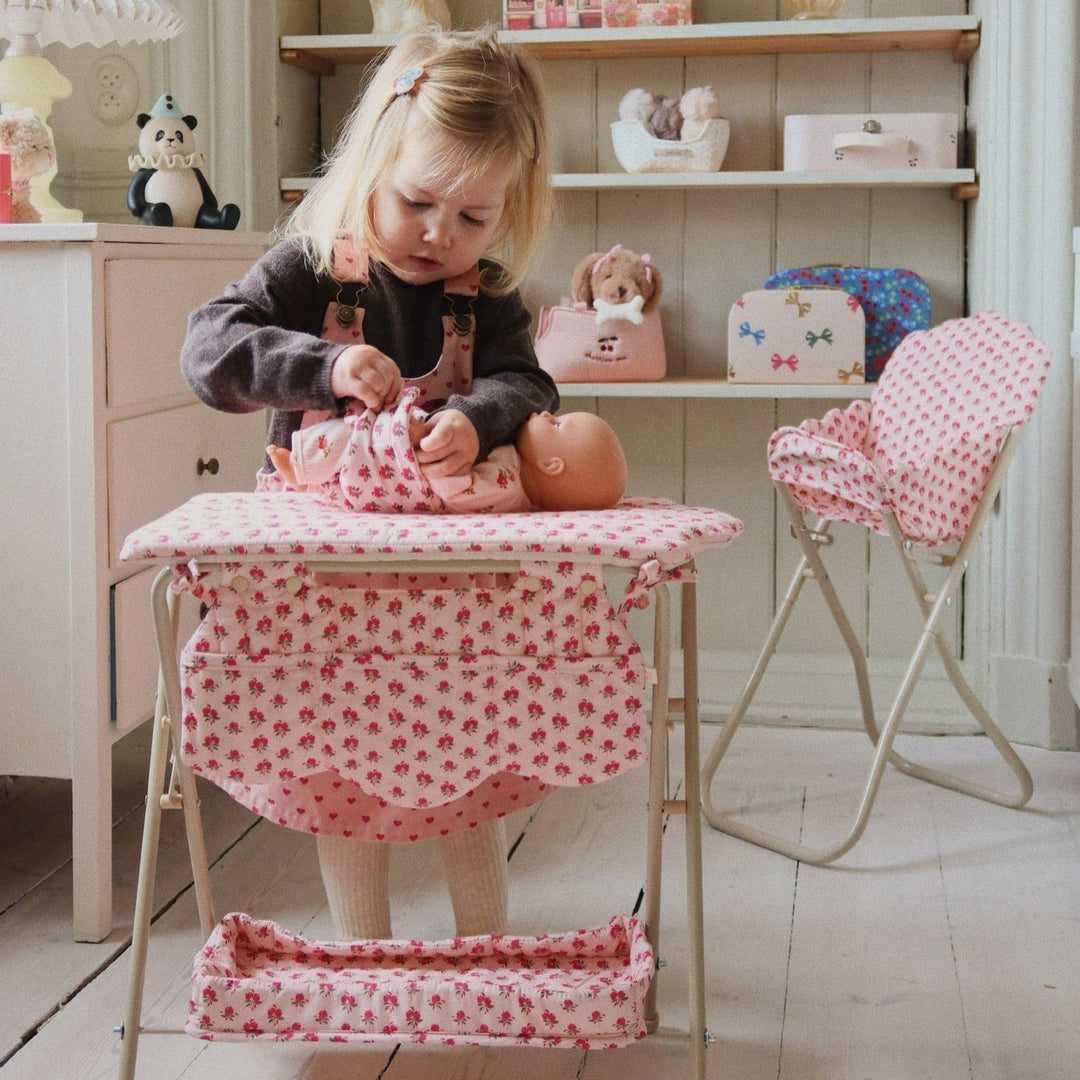 Konges Slojd - Doll Changing Table - Rosie Rose - Mabel & Fox