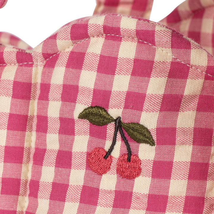 Konges Slojd – Doll Lift – Bubblegum Check - Mabel & Fox