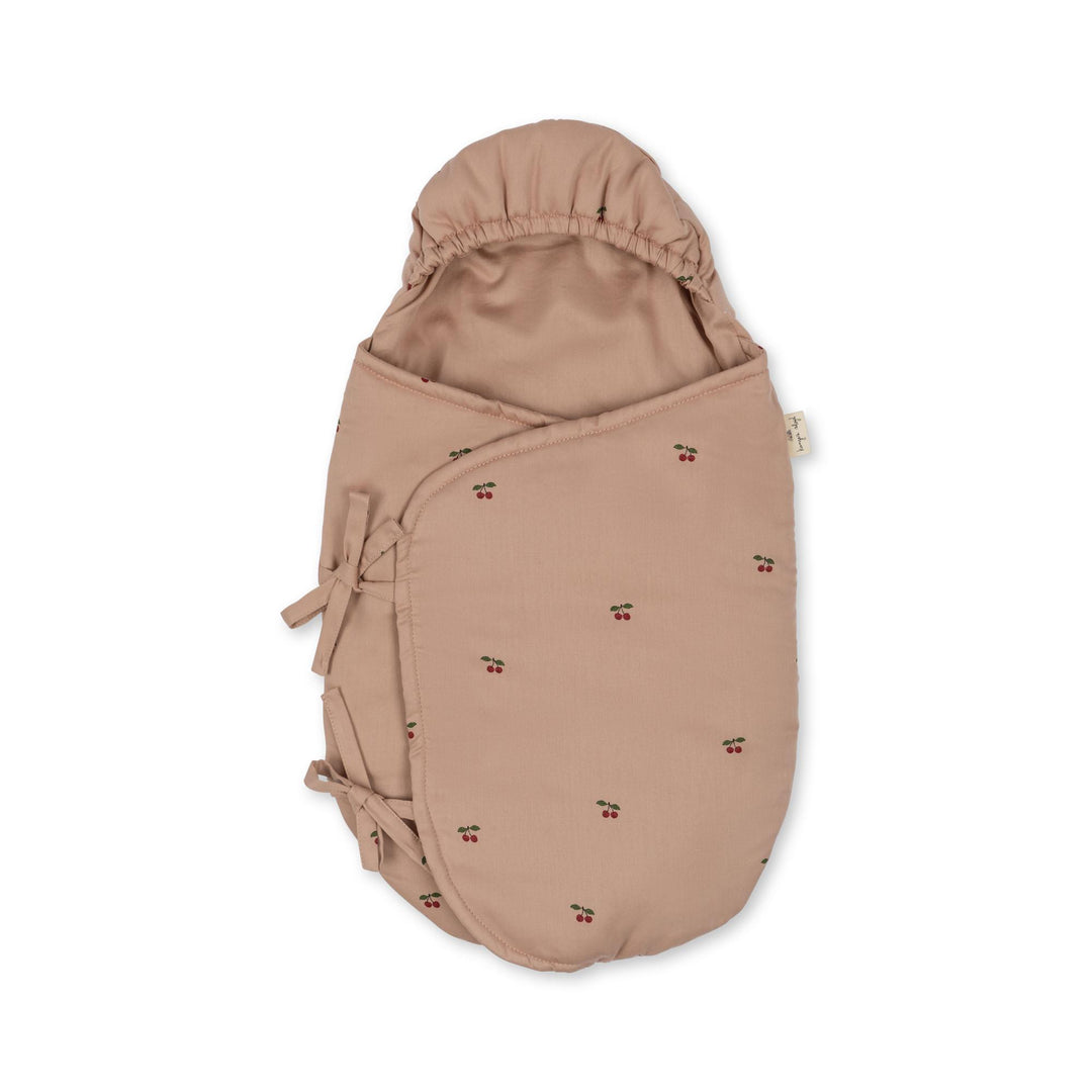 Konges Slojd - Doll Sleeping Bag - Cherry Blush - Mabel & Fox