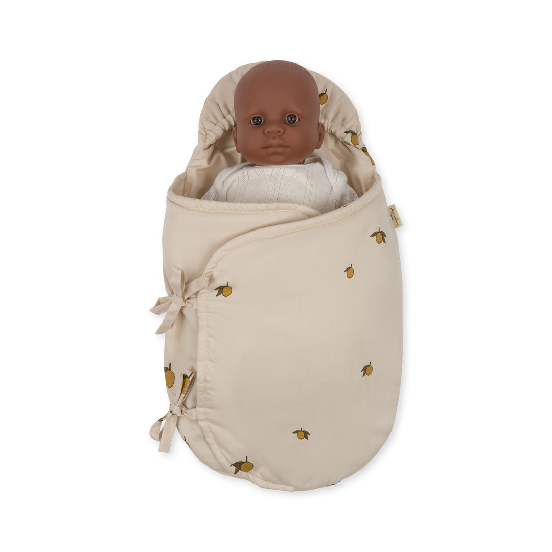 Konges Slojd - Doll Sleeping Bag - Lemon - Mabel & Fox