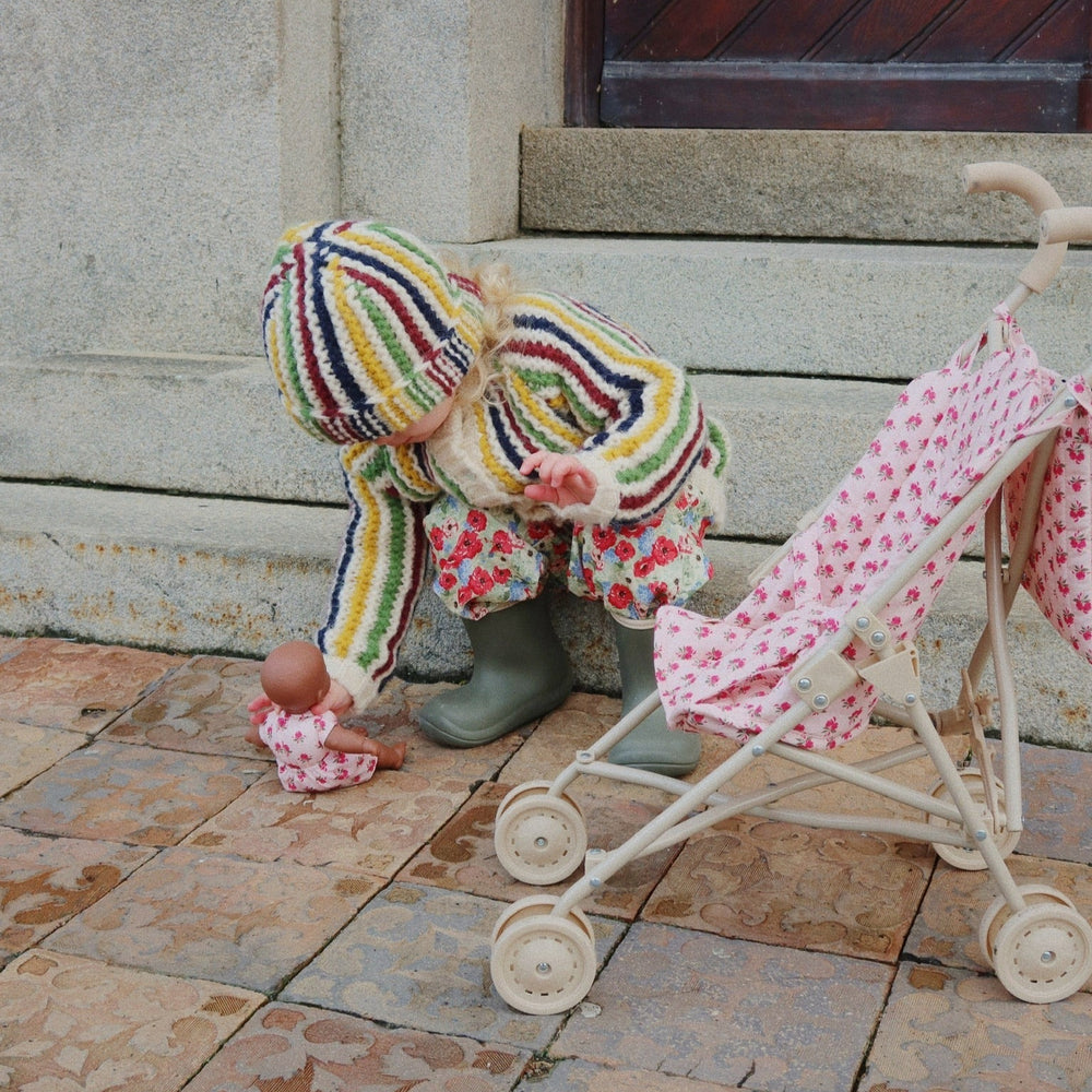 Konges Slojd - Doll Stroller - Rosie Rose - Mabel & Fox