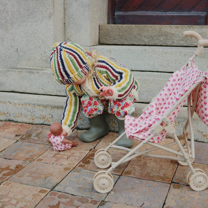 Konges Slojd - Doll Stroller - Rosie Rose - Mabel & Fox
