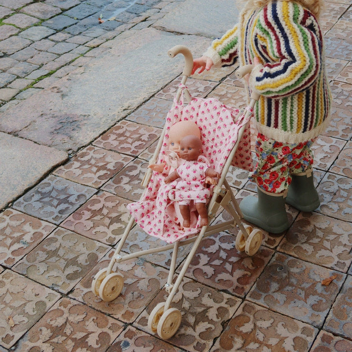 Konges Slojd - Doll Stroller - Rosie Rose - Mabel & Fox