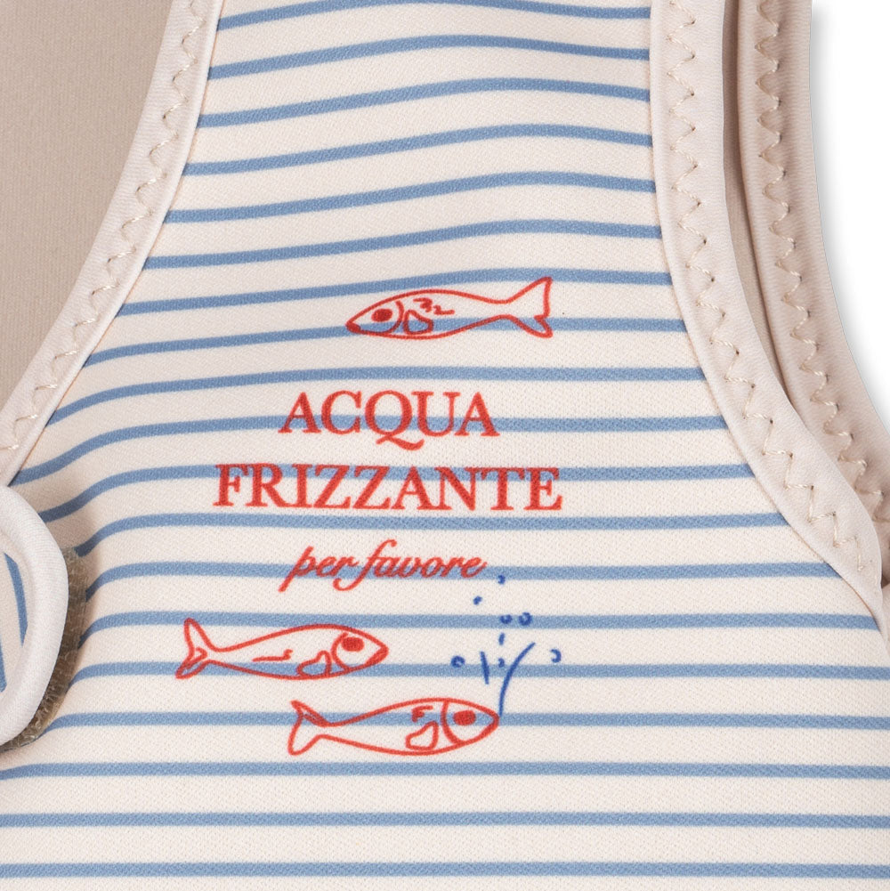 Konges Slojd – Ellis Swim Vest – Stripe Bluie - Mabel & Fox