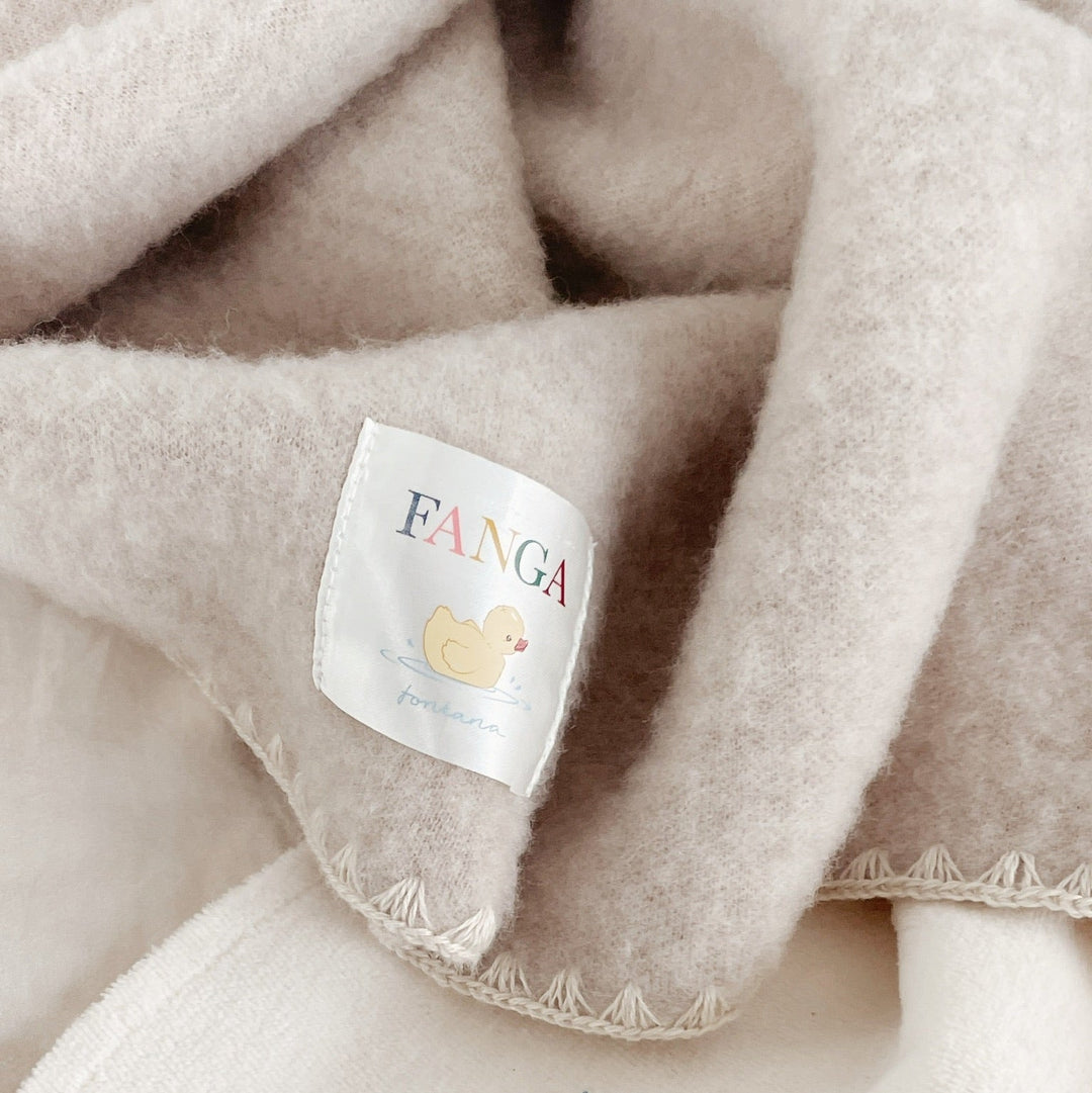 Konges Slojd - Erba Wool Fleece Baby Blanket - Mabel & Fox
