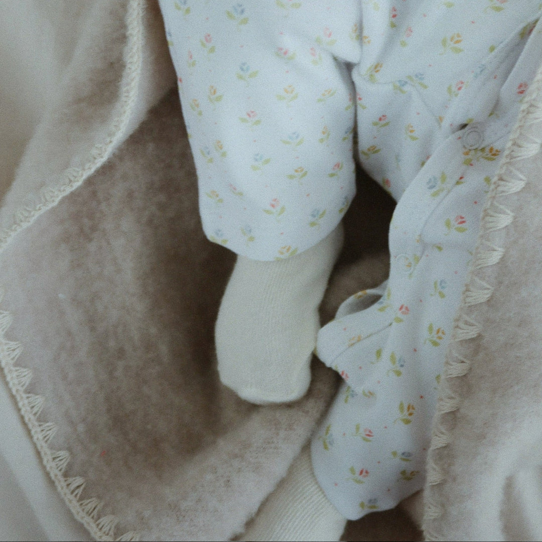 Konges Slojd - Erba Wool Fleece Baby Blanket - Mabel & Fox