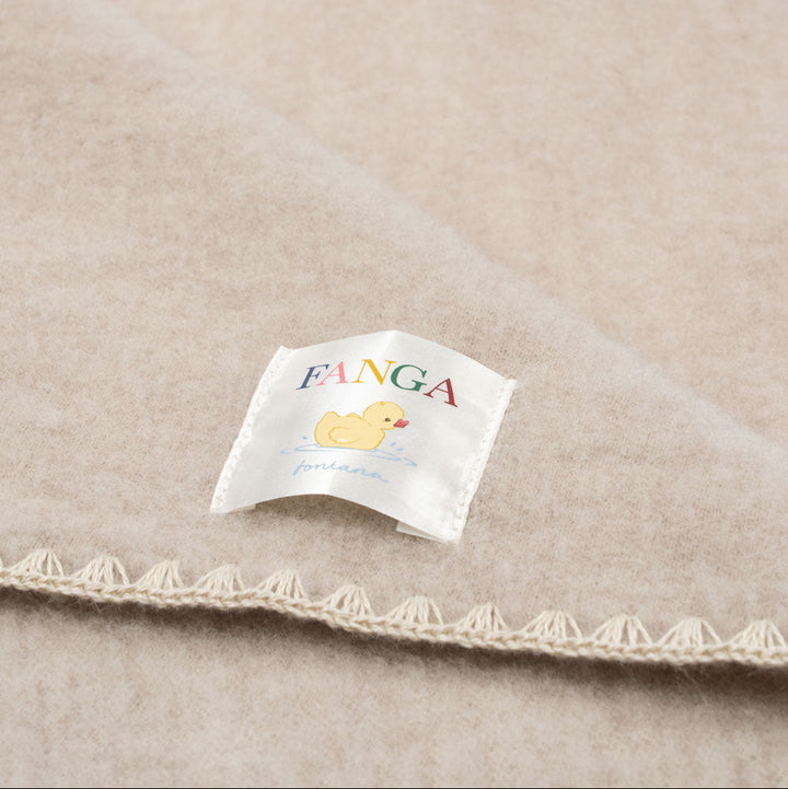 Konges Slojd - Erba Wool Fleece Baby Blanket - Mabel & Fox