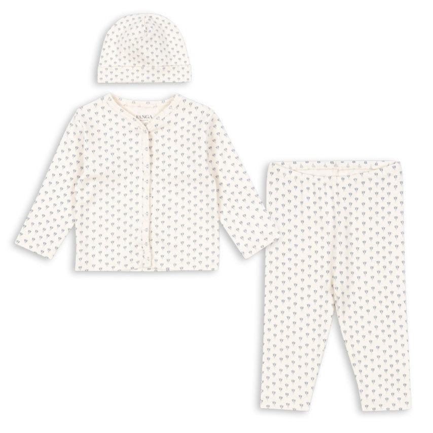 Konges Slojd -  Fanga Fontana- Bello- Newborn Set - Punto Blu - Mabel & Fox