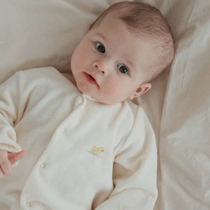 Konges Slojd - Fanga Fontana- Elu - Onesie - Antique White - Mabel & Fox