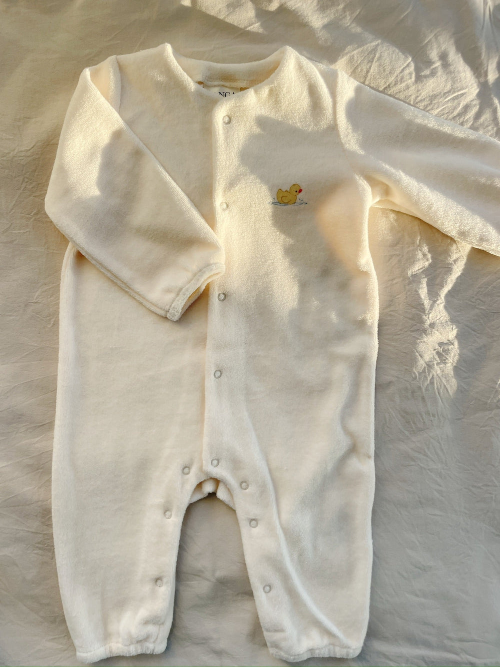 Konges Slojd - Fanga Fontana- Elu - Onesie - Antique White - Mabel & Fox