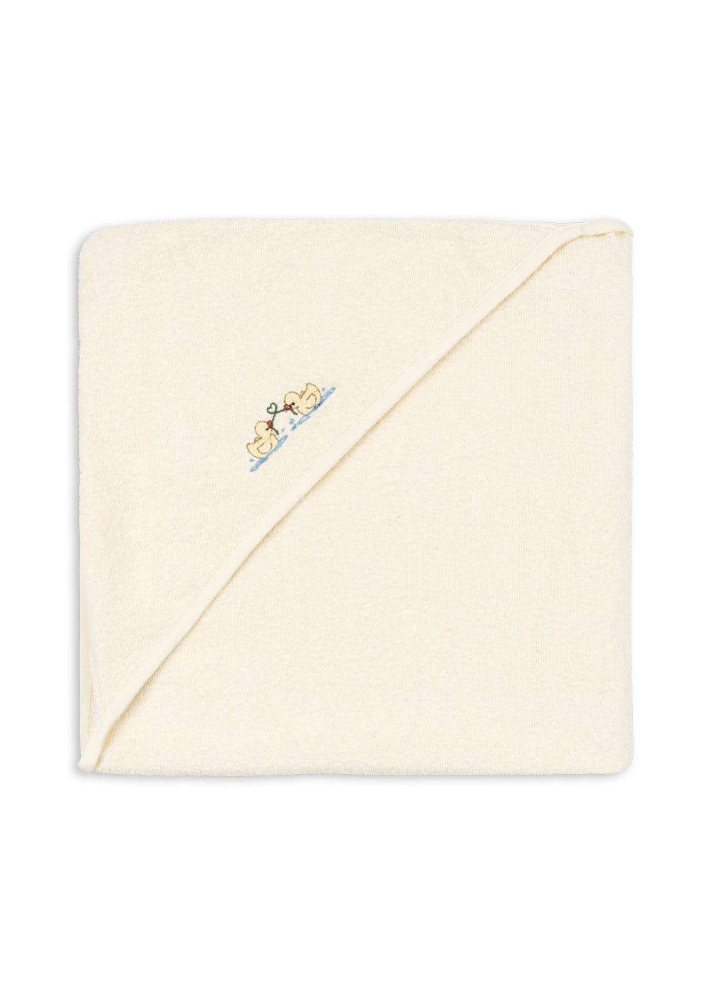 Konges Slojd- Fanga Fontana - Figo Baby Towel - Antique White - Mabel & Fox