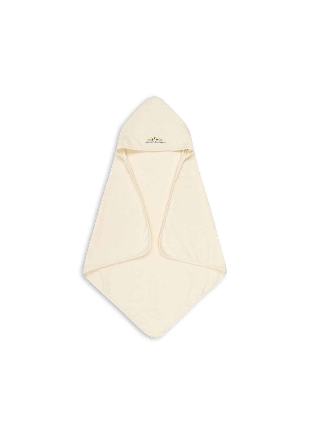 Konges Slojd- Fanga Fontana - Figo Baby Towel - Antique White - Mabel & Fox