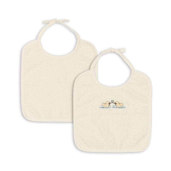 Konges Slojd - Fanga Fontana - Figo Bib - Antique White (2 Pack) - Mabel & Fox