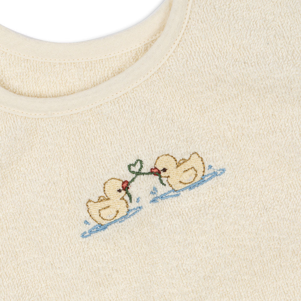 Konges Slojd - Fanga Fontana - Figo Bib - Antique White (2 Pack) - Mabel & Fox