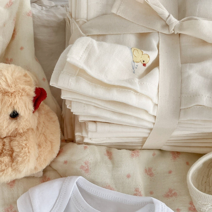 Konges Slojd - Fanga Fontana - Nuvoli - Muslin Cloth - Antique White (10 Pack) - Mabel & Fox