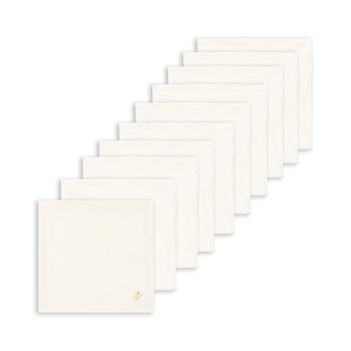 Konges Slojd - Fanga Fontana - Nuvoli - Muslin Cloth - Antique White (10 Pack) - Mabel & Fox