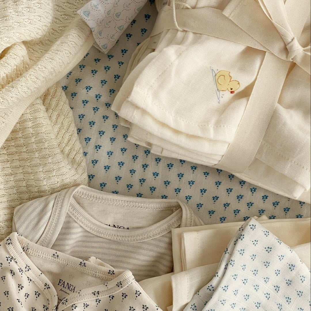 Konges Slojd - Fanga Fontana - Nuvoli - Muslin Cloth - Antique White (10 Pack) - Mabel & Fox