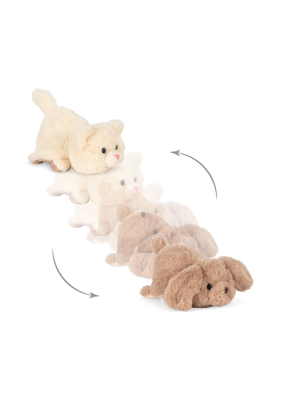 Konges Slojd -  Flip Plush Animal - Beige - Mabel & Fox